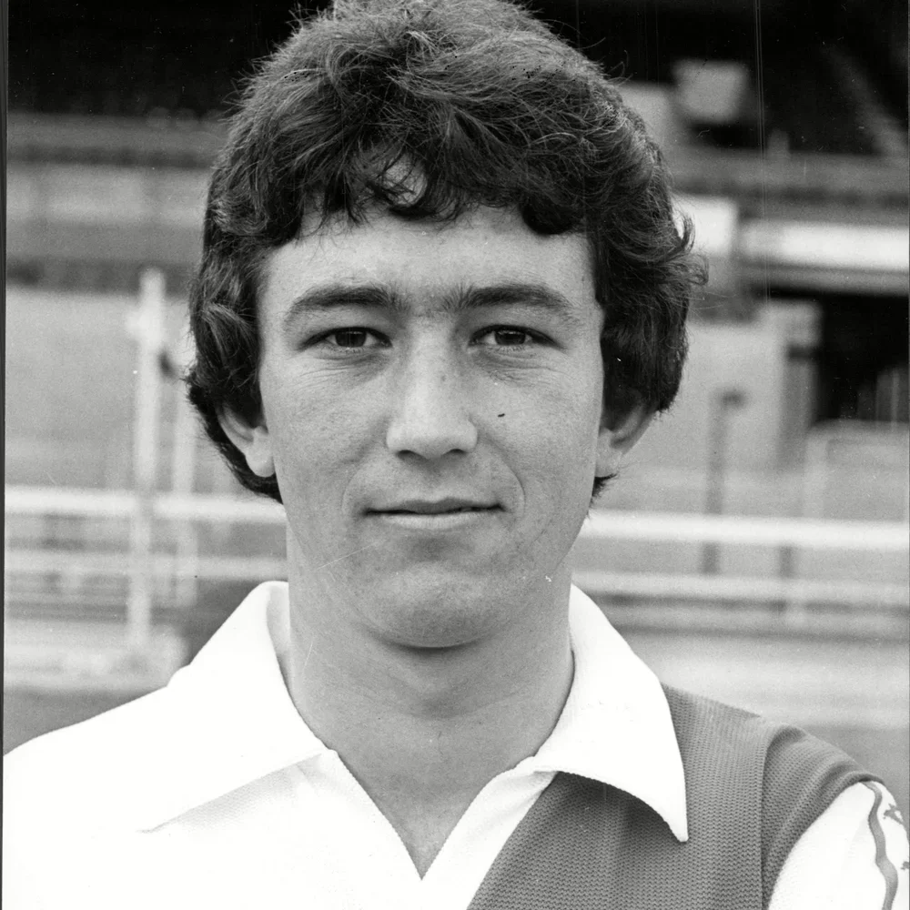 Tony Pulis, pictured as a teenager when he was an apprentice with Bristol Rovers in 1977
