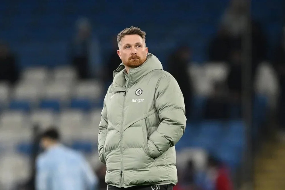 The Chelsea interim head coach Calum McFarlane